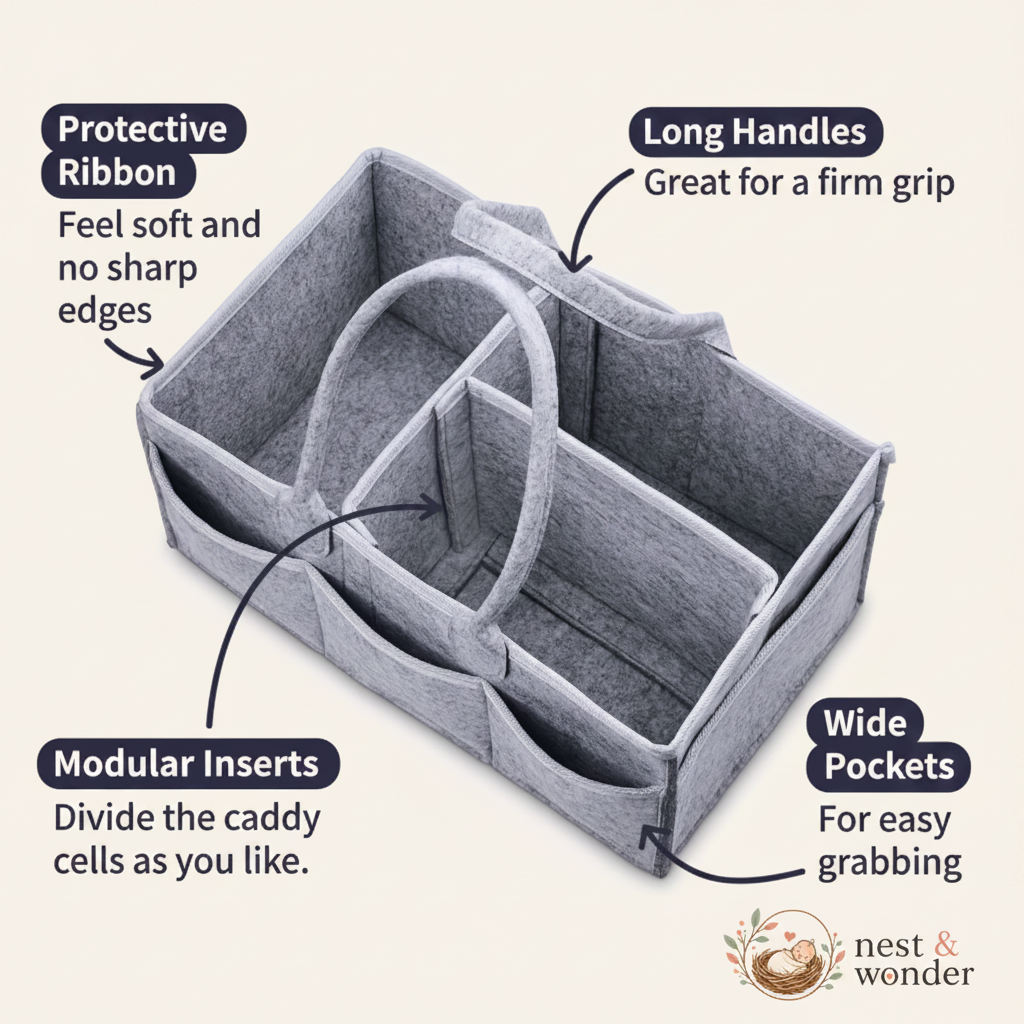 Baby Organiser Features - Branded