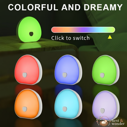 Colorful Night Light - Logo Bottom Right