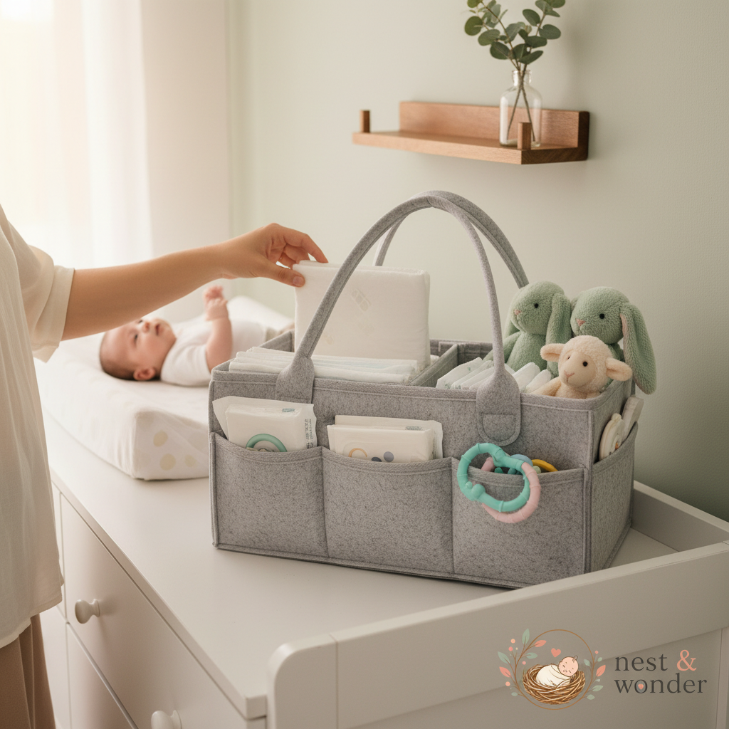 Mom at Changing Table